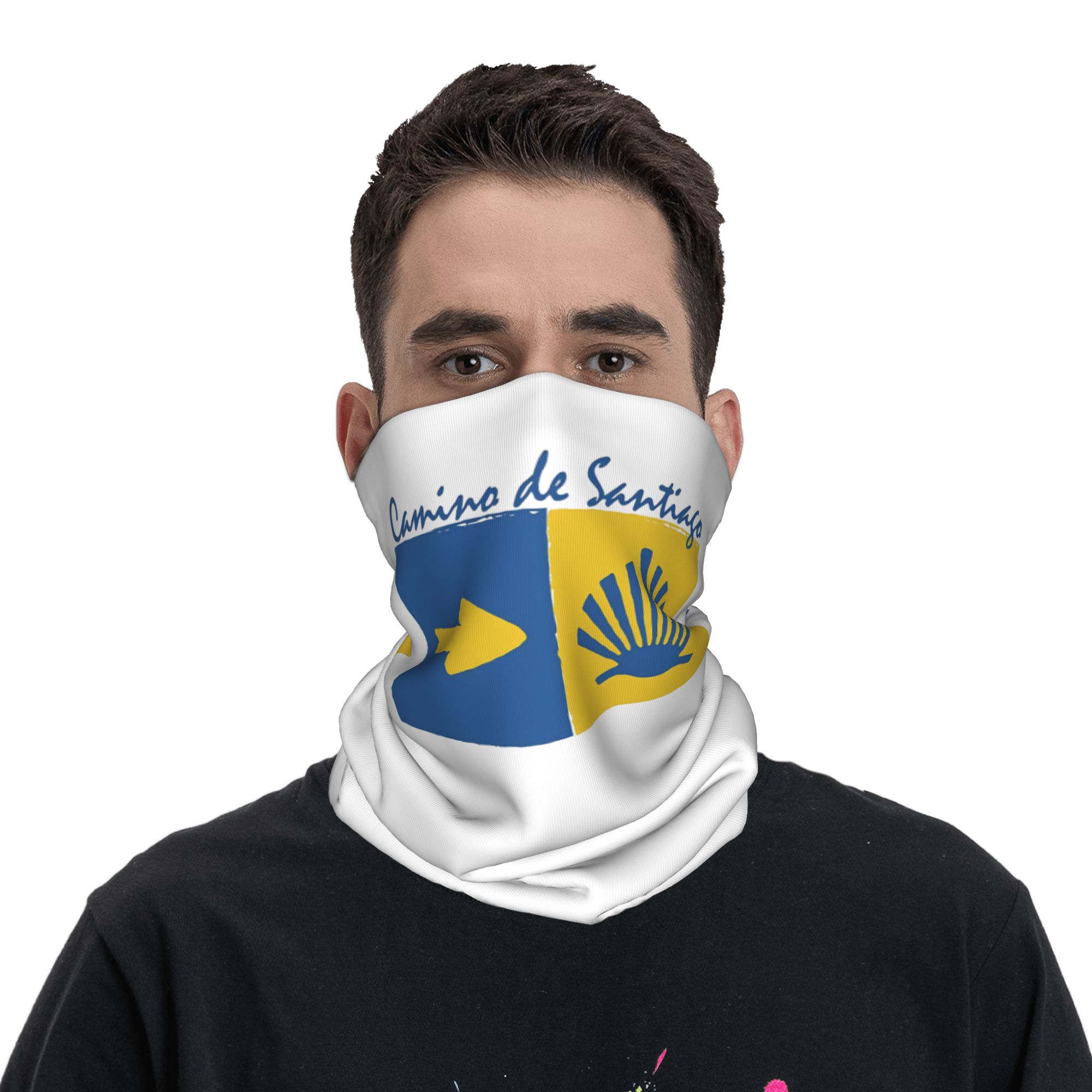 Bandana Multi Way - Pañuelo multiusos para ciclismo con estampado