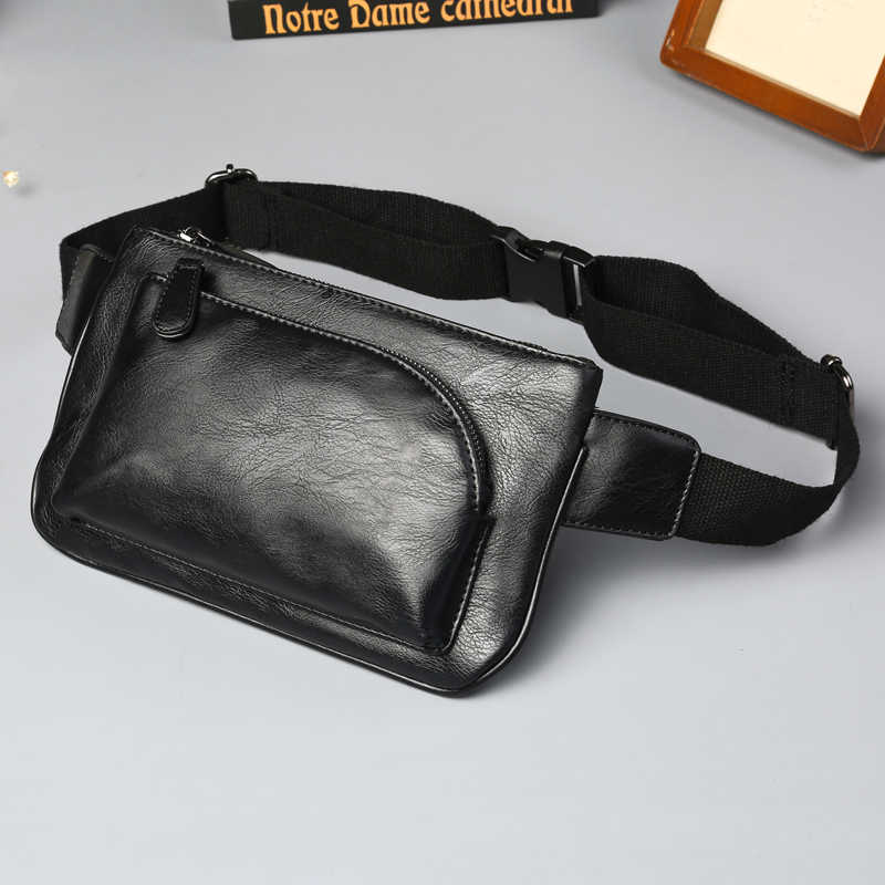 Italy Fashion Street - Bolso de hombro para hombre, bolso
