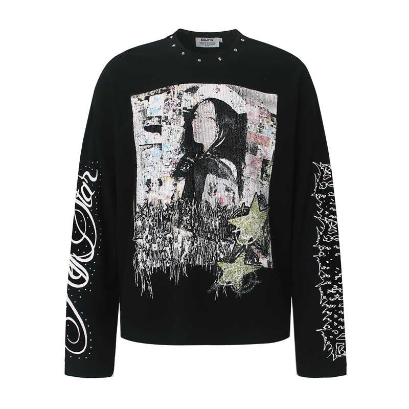 Street Fashion Us - Camiseta de Hombre Estilo Graffiti con