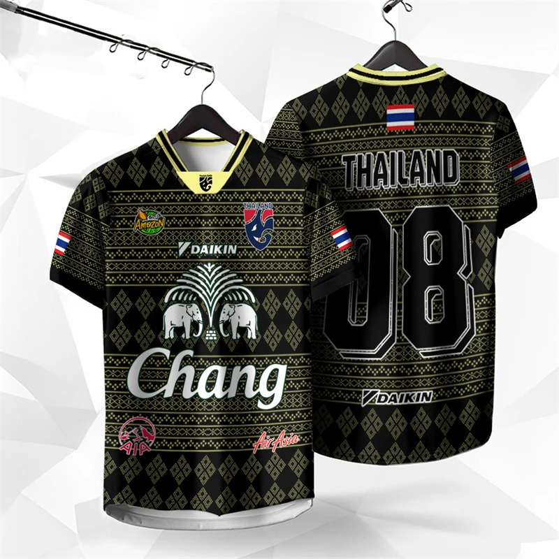 Street Fashion Thailand - Camiseta con Estampado 3D de Elefantes