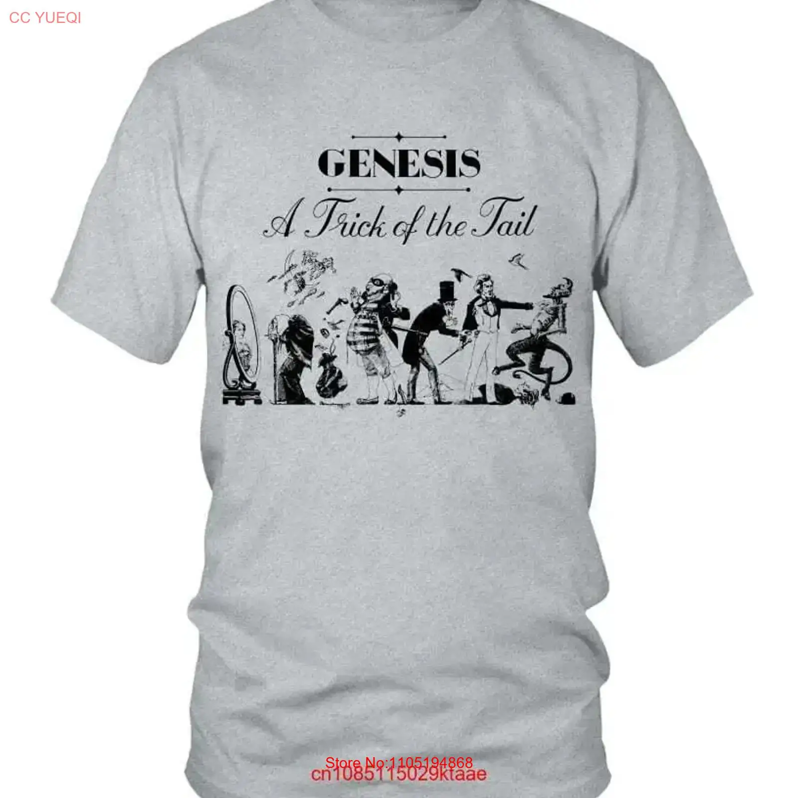 Street Fashion Mood - Camiseta GENESIS BAND vintage lavada transpirable