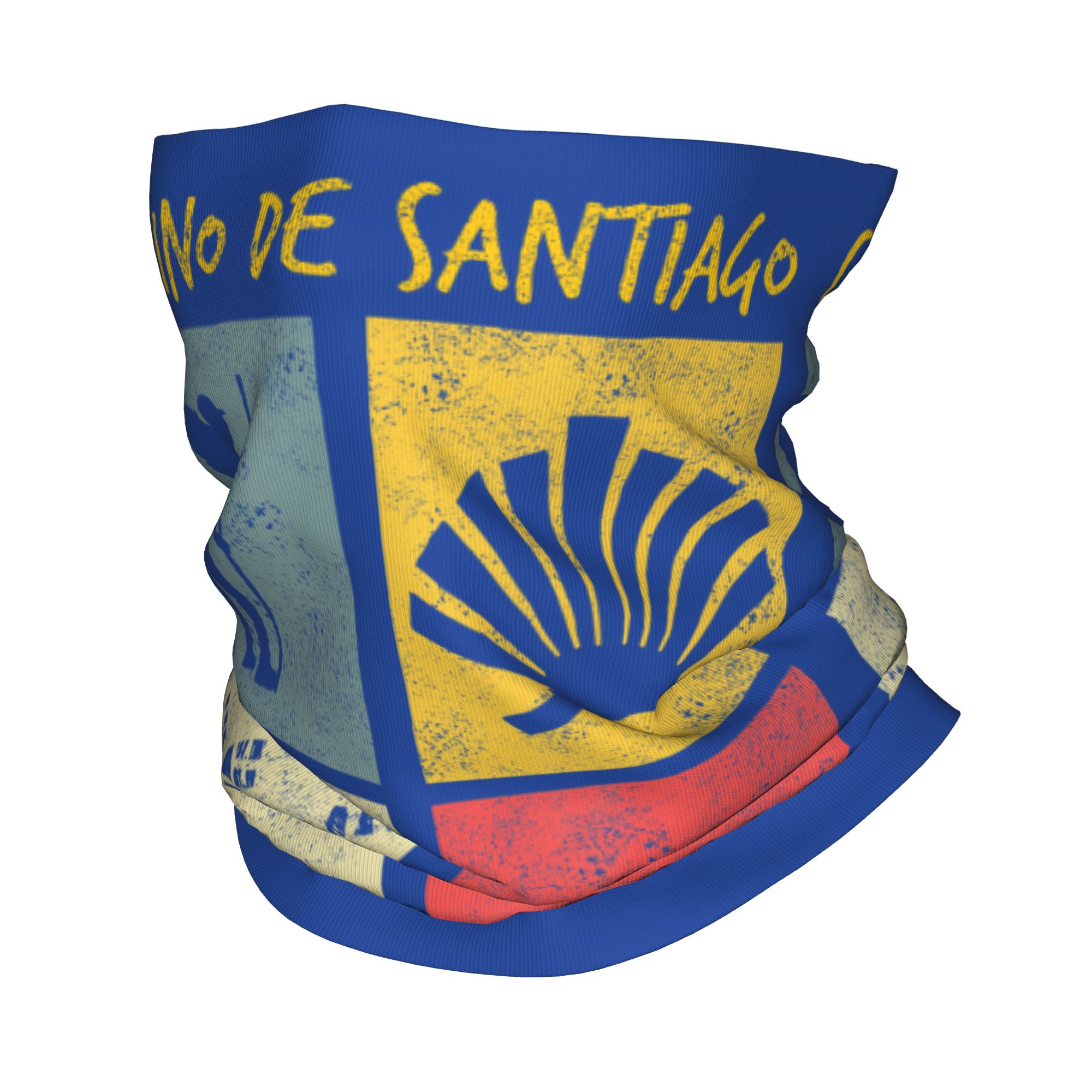 Bandana Multi Way - Pañuelo Multiusos con Estampado del Camino