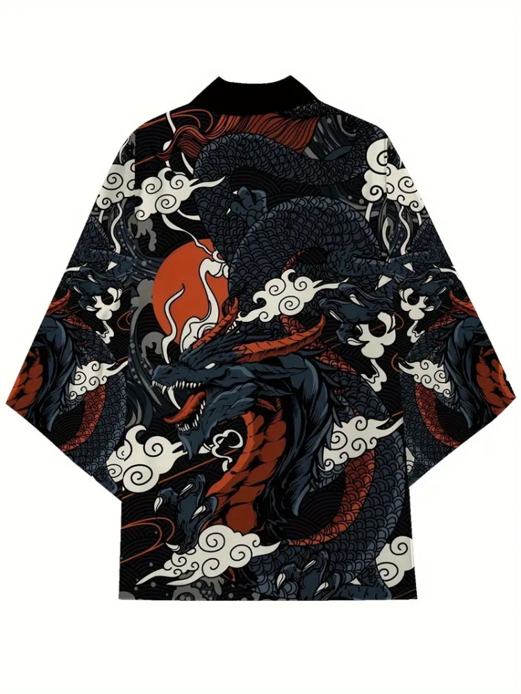 Street Fashion Kimono - Moda japonesa de verano para hombre,