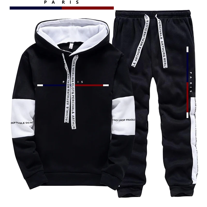 Street Fashion Casual - Conjunto Deportivo Casual para Hombre con