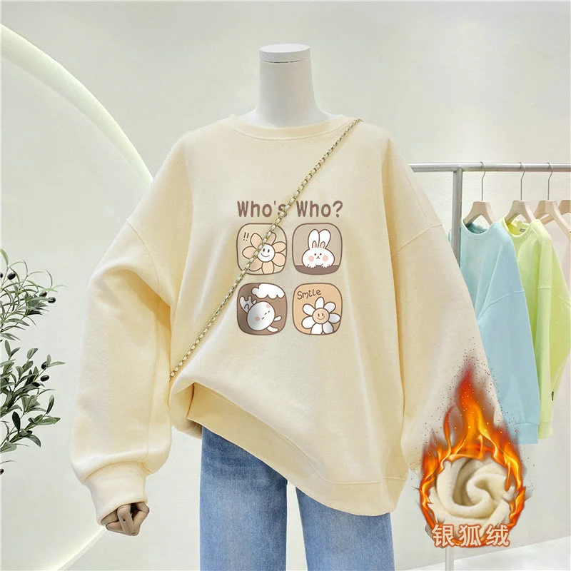 Sudadera de cuello redondo est - Oversized Crewneck Fleece reseña y precio