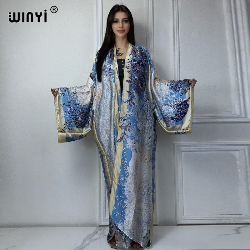 WINYI-kimono con estampado boh - Street Fashion Kimono reseña y precio