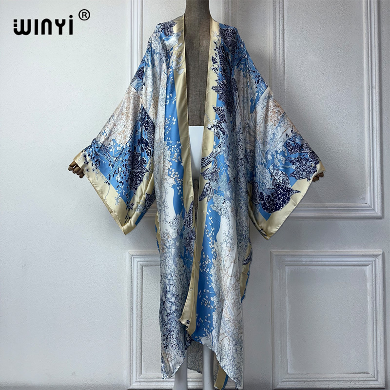 WINYI-kimono con estampado boh - Street Fashion Kimono reseña y precio