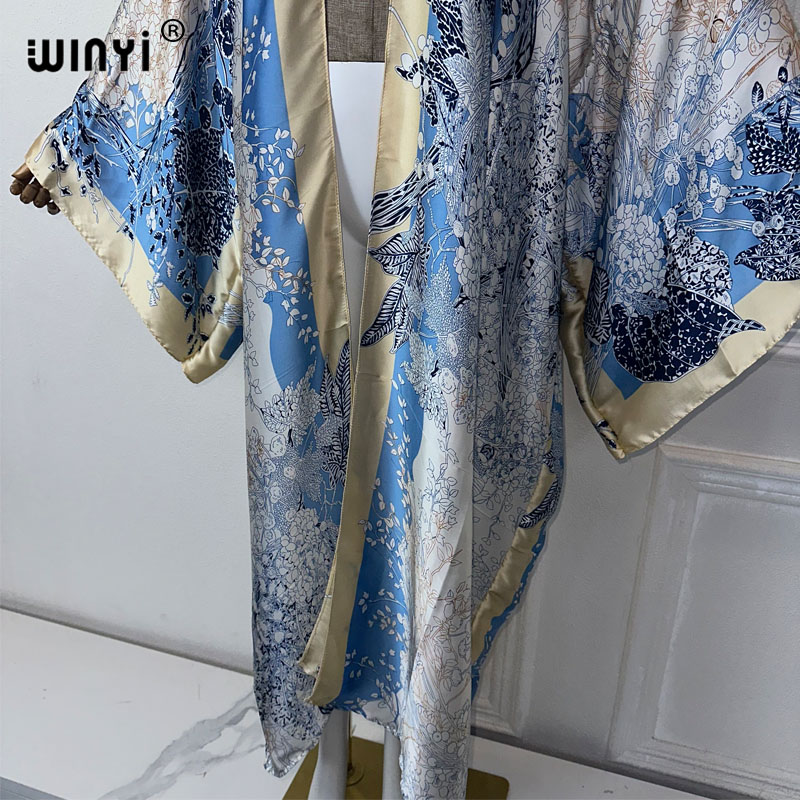 WINYI-kimono con estampado boh - Street Fashion Kimono reseña y precio