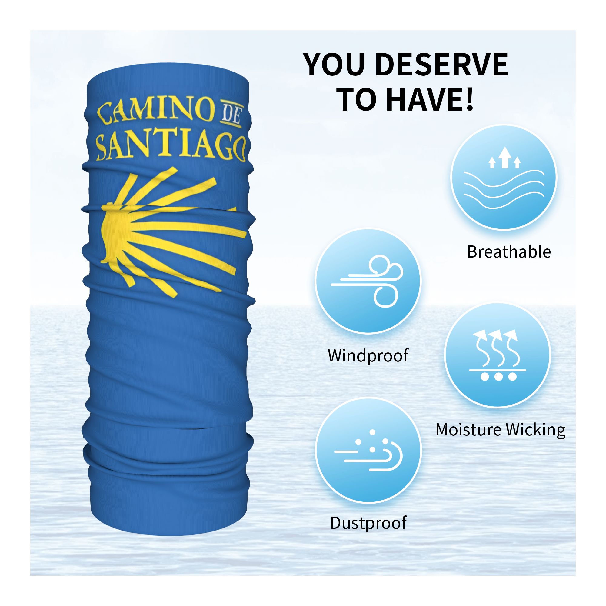 Camino De Santiago Bandana par - Bandana Multi Way reseña y precio