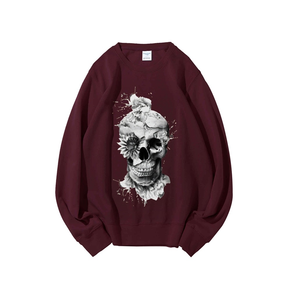 Sudadera de gran tamaño con es - Oversized Crewneck Fleece reseña y precio