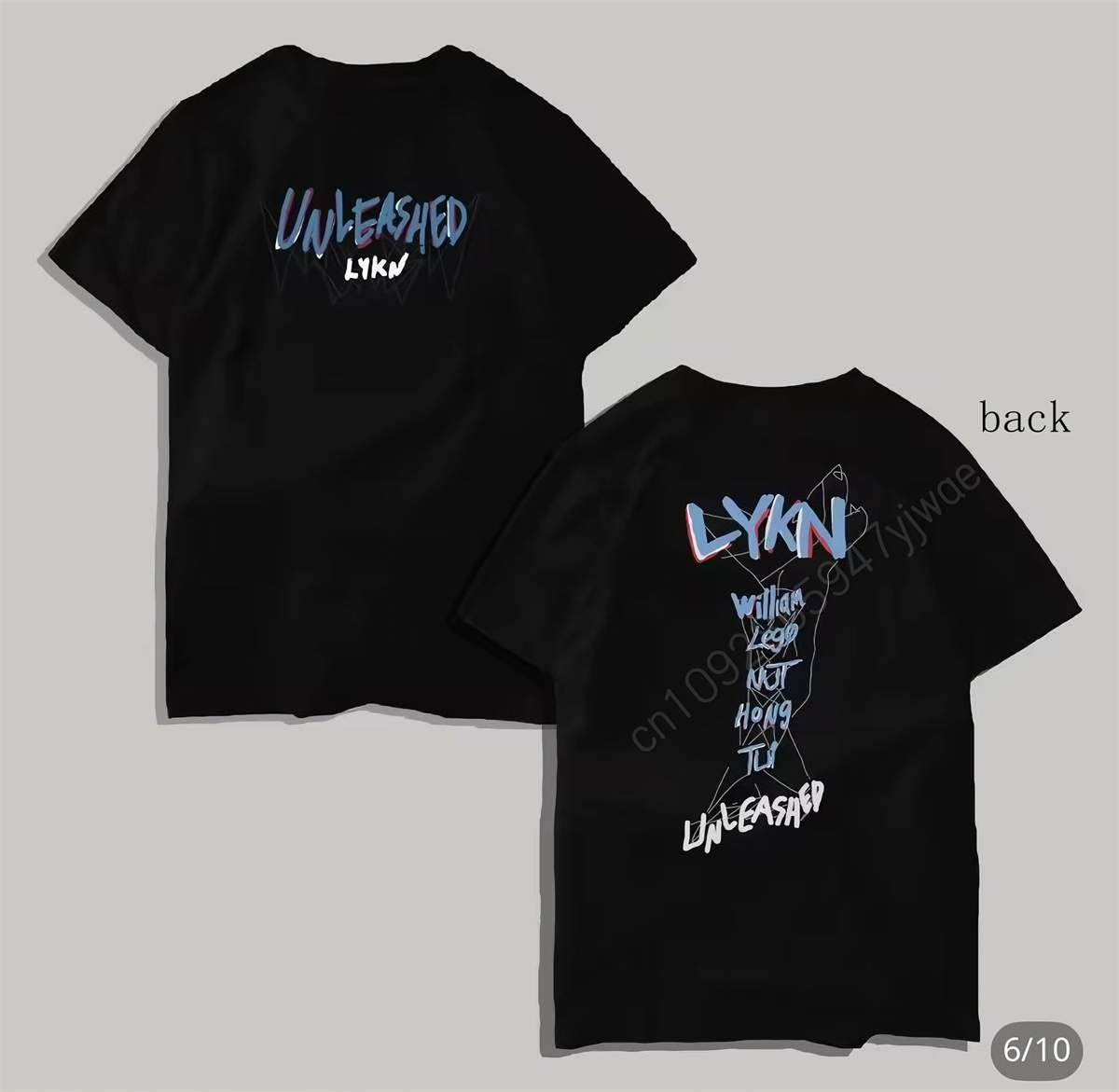 Camiseta de concierto Gmmtv Ly - Street Fashion Thailand reseña y precio