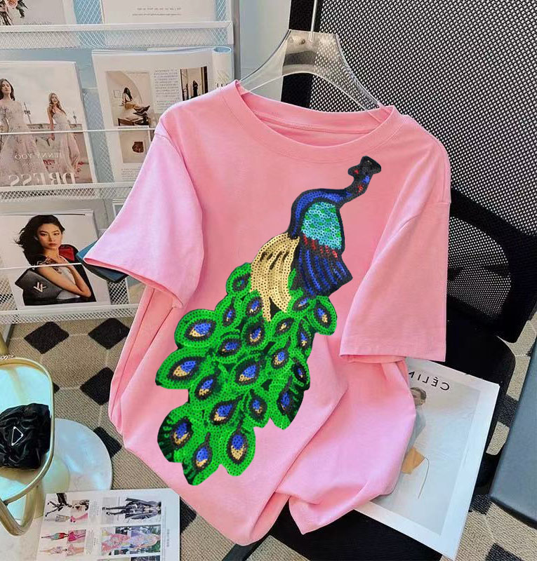 Camiseta Coreana de moda rosa  - Korean Street Fashion Female reseña y precio