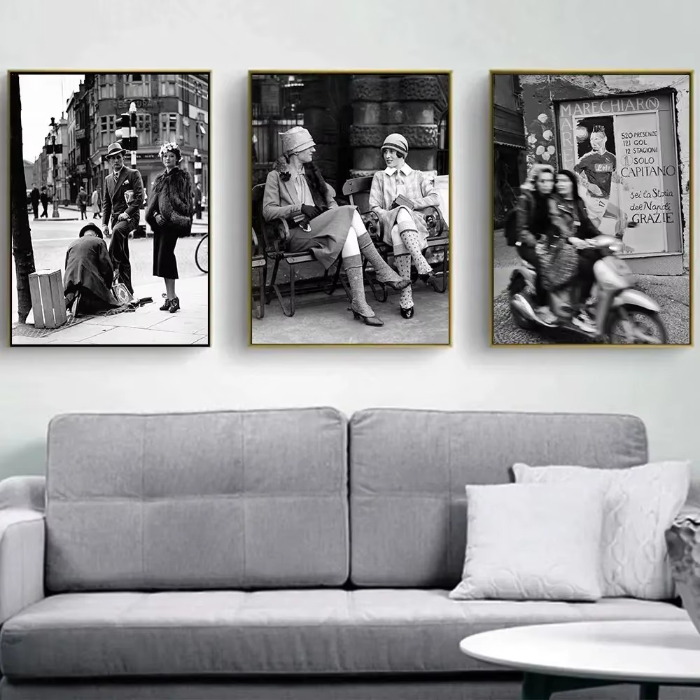 Póster de pared con estampado  - Italy Fashion Street reseña y precio