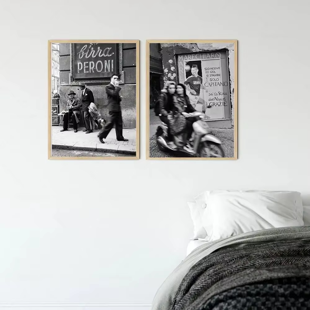 Póster de pared con estampado  - Italy Fashion Street reseña y precio