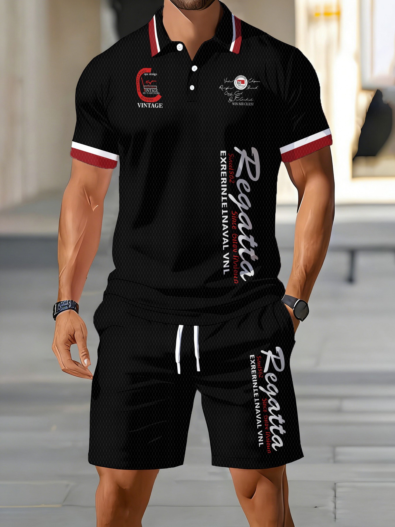 Conjunto de Polo para Hombre,  - Street Fashion For 2026 reseña y precio