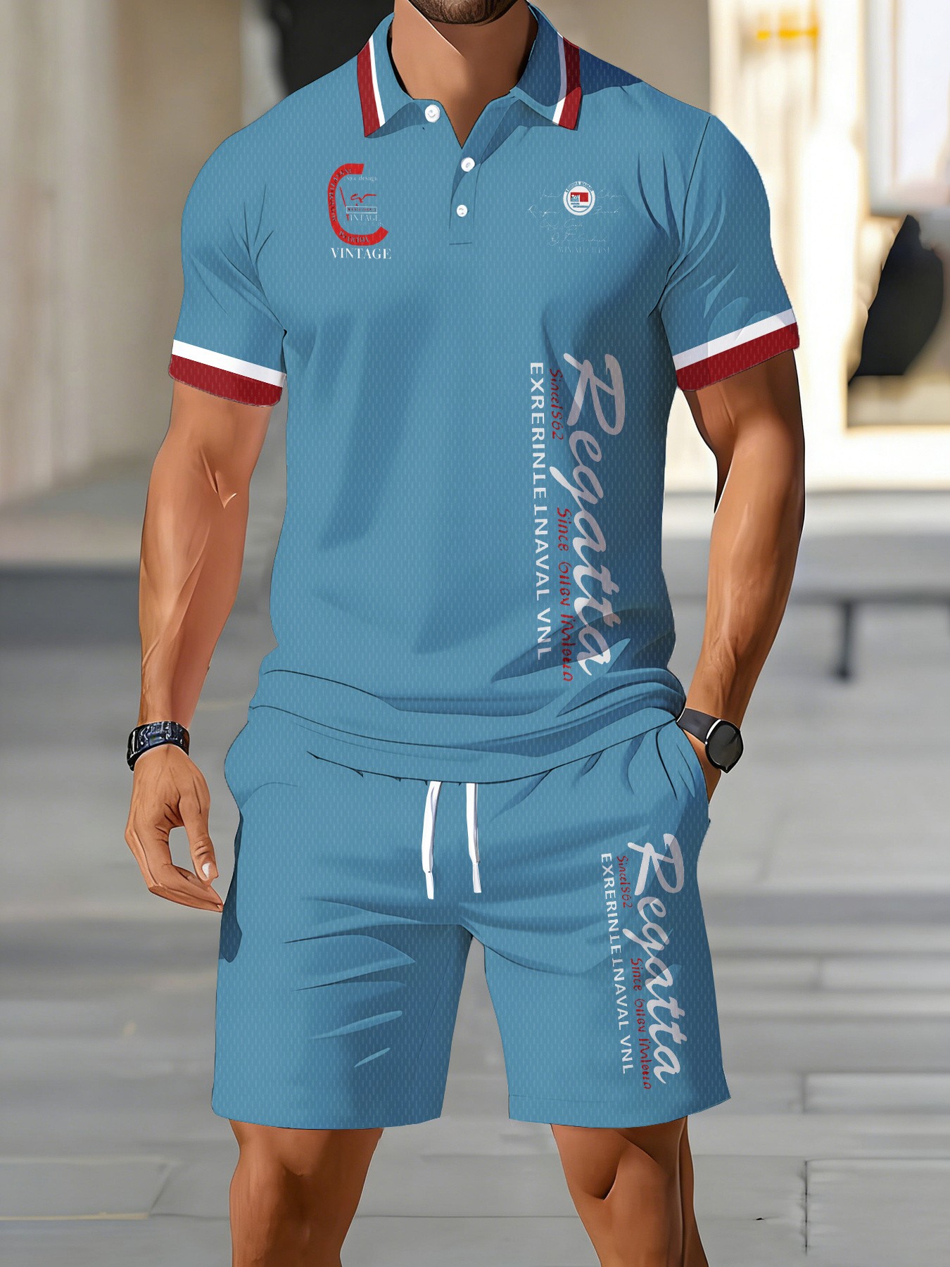 Conjunto de Polo para Hombre,  - Street Fashion For 2026 reseña y precio