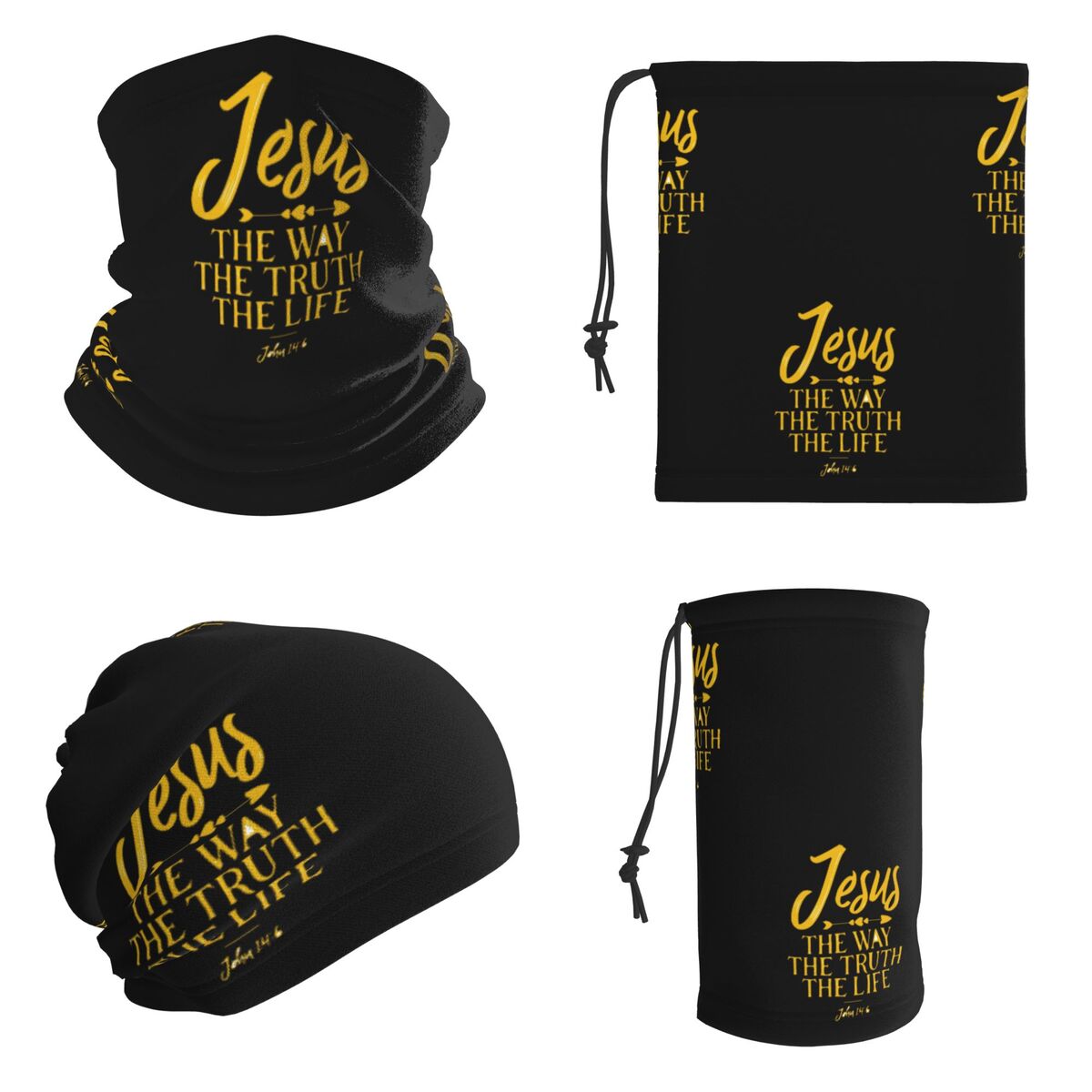 John 14 6 Jesus The Way Truth  - Bandana Multi Way reseña y precio