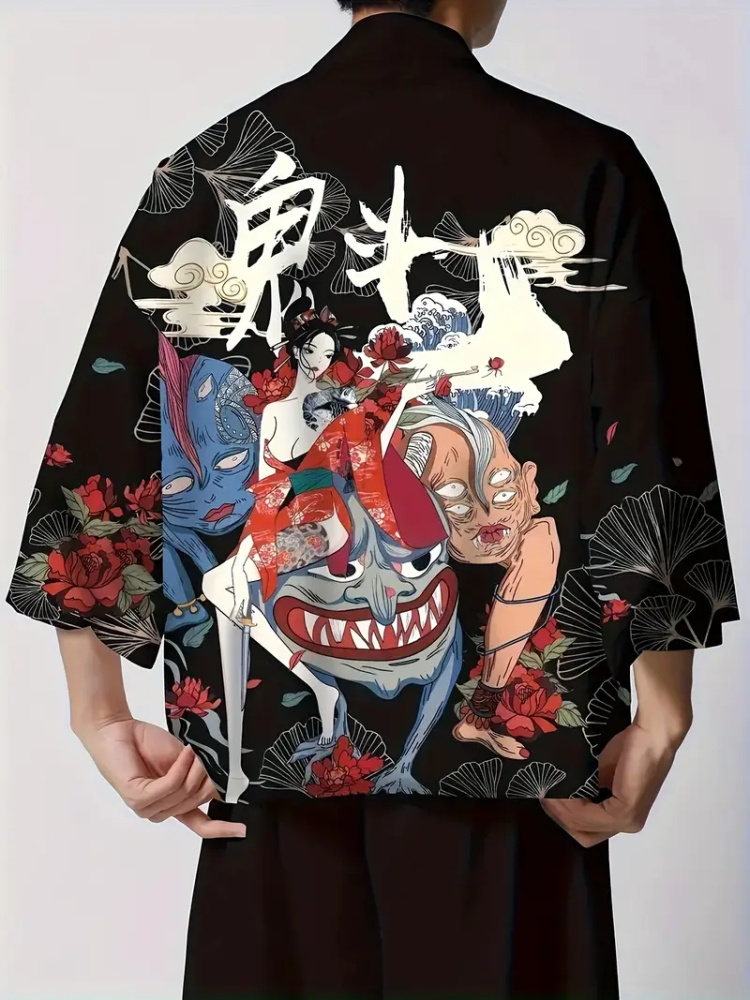 Moda japonesa de verano para h - Street Fashion Kimono reseña y precio