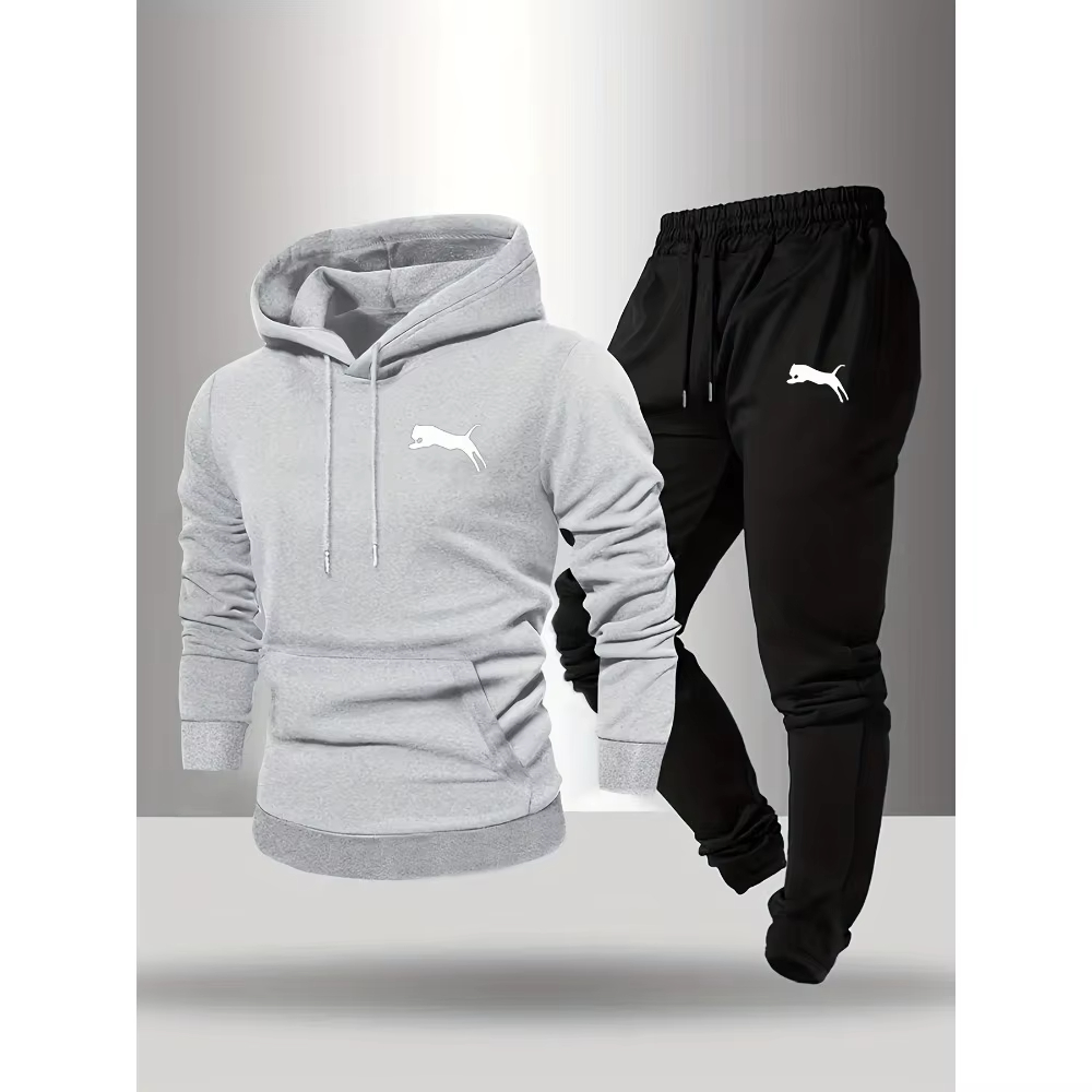 Conjunto de Sudadera con Capuc - Street Fashion Casual reseña y precio
